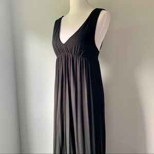 J Crew Black Maxi Dress